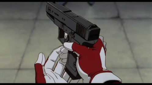 Anime Gun GIF - Anime Gun Machine Gun - Discover & Share GIFs