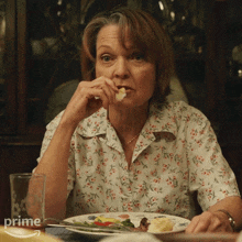 Having A Snack Annette O'Keefe GIF - Having A Snack Annette O'Keefe The Burial GIFs