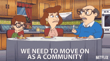 We Need To Move On As A Community Move Forward GIF - We Need To Move On As A Community Move Forward Forget About It GIFs