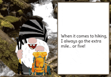 Gnome Hiking GIF - Gnome Hiking GIFs