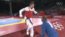 hug anastasija zolotic dennis white usa taekwondo team nbc olympics