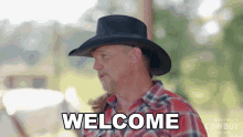 Welcome Ultimate Cowboy Showdown GIF - Welcome Ultimate Cowboy Showdown Im Glad Youre Here GIFs