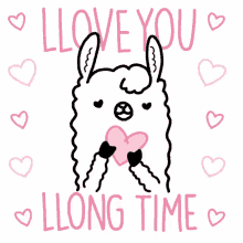 Love You GIF - Llama Love You Cartoon GIFs