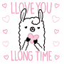 Love You GIF - Llama Love You Cartoon GIFs