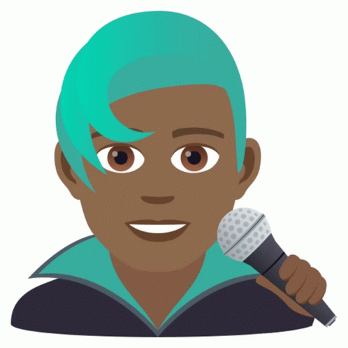 Singer Joypixels Sticker - Singer Joypixels Vocalist - Discover & Share ...