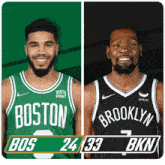 Boston Celtics (24) Vs. Brooklyn Nets (33) First-second Period Break GIF - Nba Basketball Nba 2021 GIFs