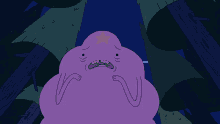 a cartoon character with a yellow star on its head