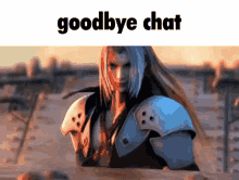 Sephiroth Goodbye Chat GIF - Sephiroth Goodbye Chat Bye GIFs