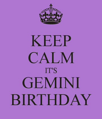 Gemini Season Happy Birthday GIF Gemini season Gemini Happy birthday Discover Share GIFs