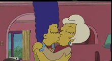 Simpsons Lesbian GIF - Simpsons Lesbian Kiss GIFs
