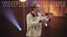 Guy Montgomery Horse GIF - Guy Montgomery Horse Stand Up Comedy GIFs