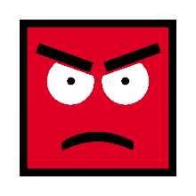blue angry angry draw box face triggered
