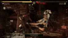 a video game screen shows cassie cage winning a dragon challenge