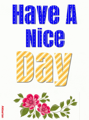 Animated Greeting Card Have A Nice Day | GIF | PrimoGIF
