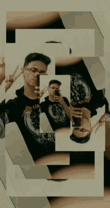 Erick Schiavon Peace GIF - Erick Schiavon Peace Selfie GIFs
