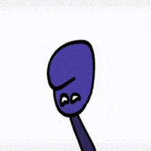 a cartoon drawing of a kidney with a face
