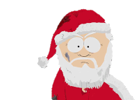 Run Santa Claus Sticker - Run Santa Claus South Park Stickers