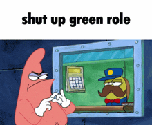Patrick Star Slap GIF - Patrick Star Slap Green Role GIFs