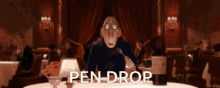 Pen Drop Anton Ego GIF - Pen Drop Anton Ego Ratatouille GIFs