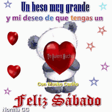 Feliz Sabado Happy Saturday GIF - Feliz Sabado Happy Saturday Heart GIFs