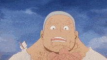 a cartoon of a man with an arrow in his chest