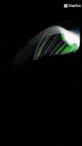 a fireworks display is displayed on a black background with the caption copcut