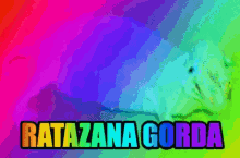 Ratazana Gorda Ratazana Arcoiris GIF - Ratazana Gorda Ratazana Arcoiris Ratazana GIFs