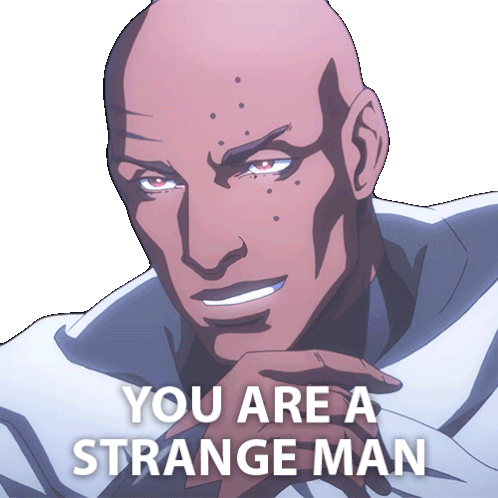 You Are A Strange Man Isaac Sticker - You Are A Strange Man Isaac Castlevania Stickers