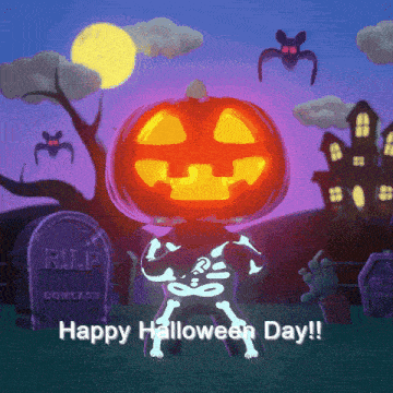 Wayne's Animated GIF Collection - Halloween - Happy Halloween messages 1