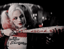 Harley Quinn Blocked GIF