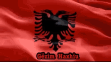 albanian flag albania gezim haxhiu