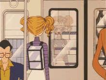 ご近所物語 矢沢 あい　少女漫画　アニメ 通勤 GIF - Tsukin Neighborhood Story Ai Yazawa GIFs