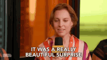 It Was A Really Beautiful Surprise Interview GIF