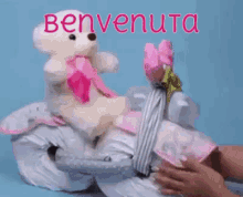Benvenuta Neonata Appena Nata Bimba Bambina Figlia GIF - Welcome Baby Shower Newborn GIFs