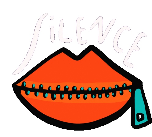Silence Is Complicit Silence Sticker - Silence Is Complicit Silence Silent Stickers