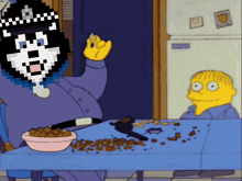 a cartoon of a police officer giving a thumbs up