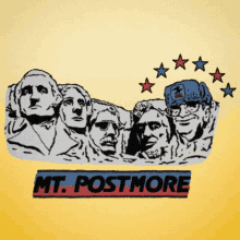 Mt Postmore Mount Rushmore GIF - Mt Postmore Mount Rushmore Postman GIFs