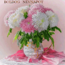 boldog n%C3%A9vnapot happy name day flowers pink flowers flower vase