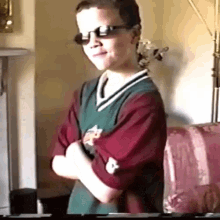 Kid Deal With It GIF