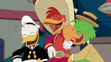 Donald Duck Jose Carioca GIF - Donald Duck Jose Carioca Panchito Pistoles GIFs