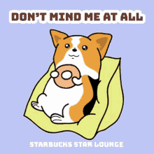 Starlounge Starbucks GIF - Starlounge Starbucks Corgi GIFs