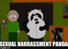 South Park Sexual Harrassment Panda GIF - South Park Sexual Harrassment Panda Panda GIFs