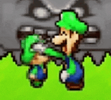 Luigi Pet GIF - Luigi Pet Baby Luigi GIFs
