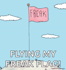Freak Flag Waving GIF - Freak Flag Waving Flag GIFs