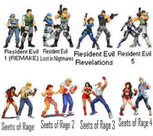 Streets Of Rage Vs Resident Evil GIF