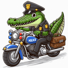 Crocodile Police Corrupt Police Pulis GIF - Crocodile Police Corrupt Police Pulis Tiwaling Pulis Police GIFs