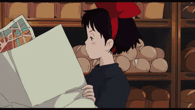 Kiki Looks Its Me Studio Ghibli GIF - Kiki Looks Its Me Kiki