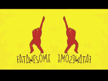 fat awesome dancing man monster