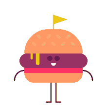foodies burger smile pants down loose