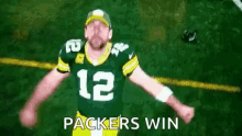 Rodgers Packers Win GIF